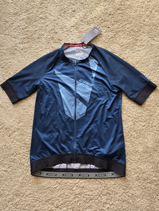 USWE Other - USWE Skarp Gravel Jersey Mens XL Full Zip Cycling Moonlite Ocean